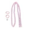 Set per Ricci Senza Calore Rosa Bigodino Fascia per Capelli in Tessuto ad Alto Comfort Clip Bigodini per Ricci Fai da Te per Dormire