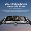 MT61 Ultra Thin Smart Watch 1.96 Inch AMOLED Curved Screen Bluetooth-Compatible Calling Health Monitor,Silicone Strap