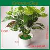 Pothos Evergreen Artificial Green Plant Pot With Realistic Foliage For Home Decor And Photography Props