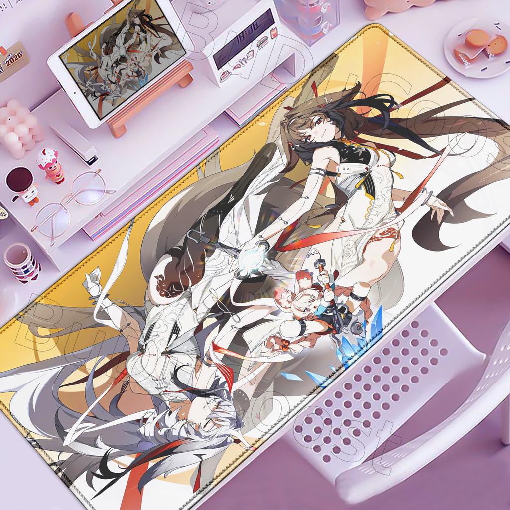 New Role Zhao and Ye Shunguang Zenless Zone Zero Mouse Pad ZZZ Gaming Mousepad Large XXL 900x400mm Mouse Mat Anime Big Desk Mats