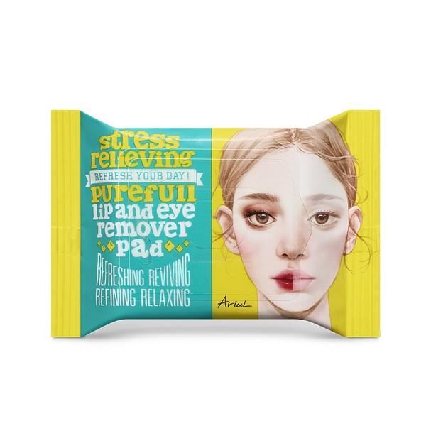 

Ariel Stress Relief Living Pure Pool Lip & Ice Remover Pad 30шт, 55г, 1 Известная корейская косметика, популярные товары