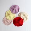 Candy Color Baby Beret Hat for Girls Autumn Winter Knitted Hat Sweet Infant Beanie Cap Fashion Kids Accessories 1-4 Years