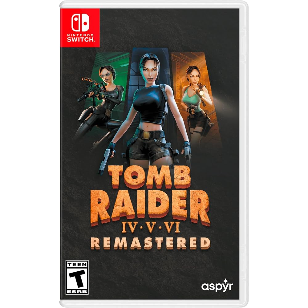 Tomb Raider Remastered Lara Croft Collection IV-VI Nintendo Switch Import Version