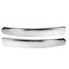 2 PCS Chrome Front Bumper Lower Trim Strips 735455056 735455057 Car Accessories For Fiat 500 2007-2015