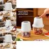 Electric Garlic Crusher With Usb Rechargeable Compact Mini Food Processor For Home Cooking
