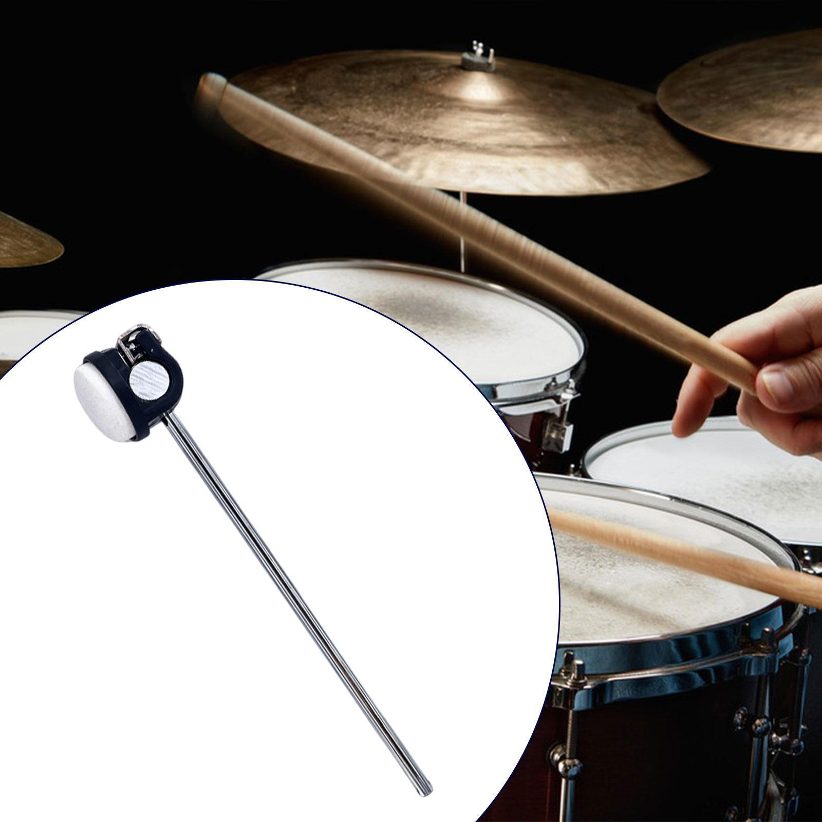 

Колотушка для бас-барабана 7,87 дюйма, сменная, профессиональная педаль для ударных инструментов argent