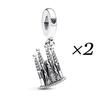 Barcelona Monument Pendant Charm for Pan Bracelet DIY Women Jewelry New Arrivals Fashion Accessories