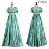 19th Cosplay Century Costume Ball Gown Polyester Waist Dress Vintage Womens