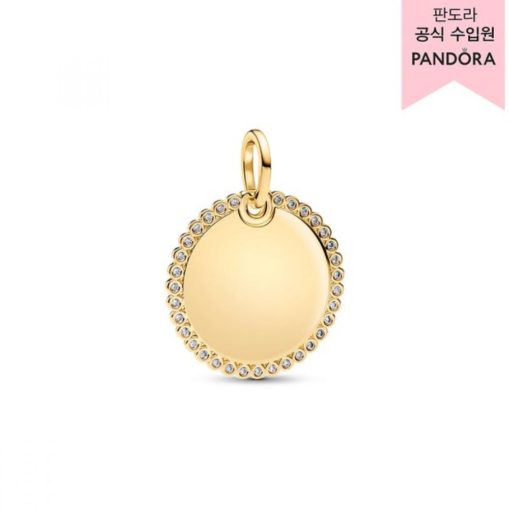 

Pandora Ingreivable Round Tag Pendant 364007c01 364007C01