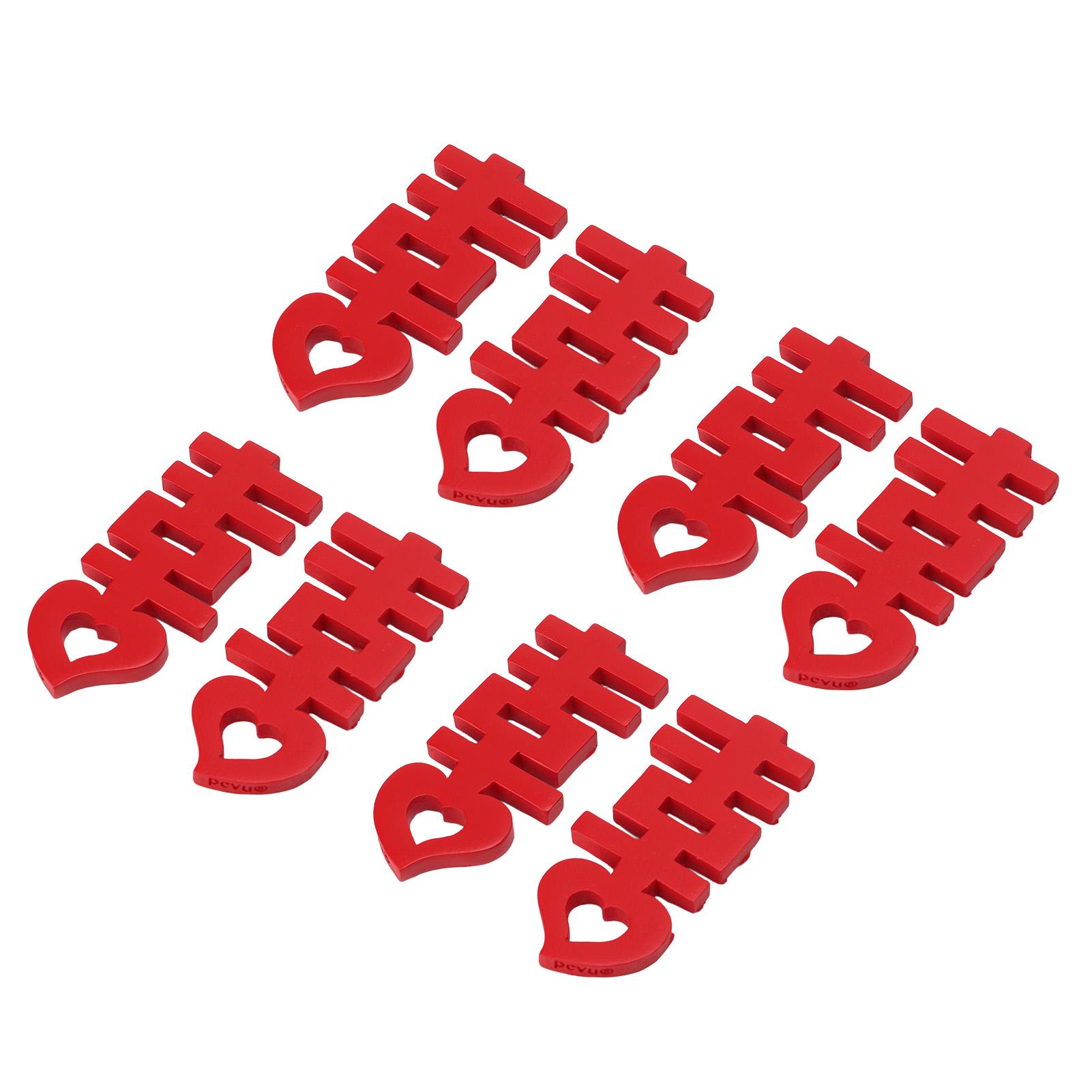 

8 Pcs Fridge Magnet Red Chinese Style Wedding Room Layout Retro Festive Auspicious 3D Resin Refrigerator Magnets