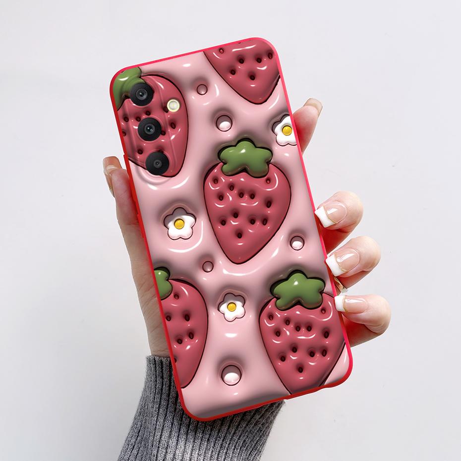 For Samsung A25 5G Case SM-A256B Stylish Painted Soft Silicone Shockproof Cover For Samsung Galaxy A15 A25 A35 A55 5G 2023 Capa