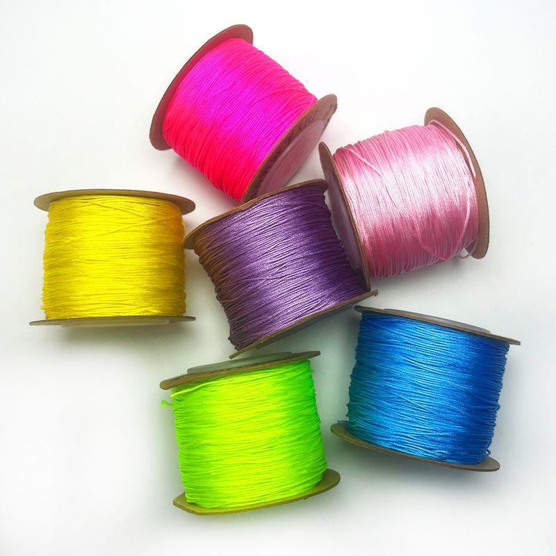 No. 71.5 Jade Thread 0.6mm Woven Hand-Woven Line No. 73 Beaded Wire Red Rope Bracelet Braiding Thread Abrasion Resistant Jewelry Thread