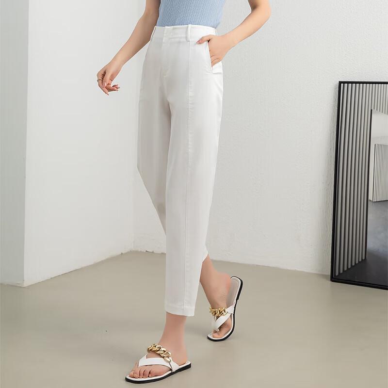 Fanzhen Women's 2025 S/S High-Waist Loose Harem Cropped Pants