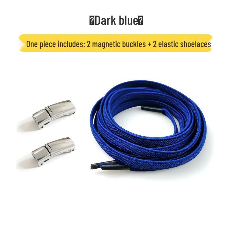 Colorful Elastic Magnetic No-Tie Shoelaces for Adults & Kids