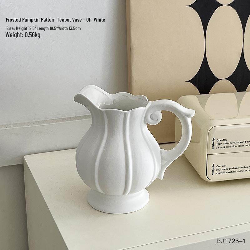 

Wabi-Sabi Style Ceramic Vase for Flowers: Living Room Ornament for Hydroponic Arrangements & Fresh Flower Water Displays