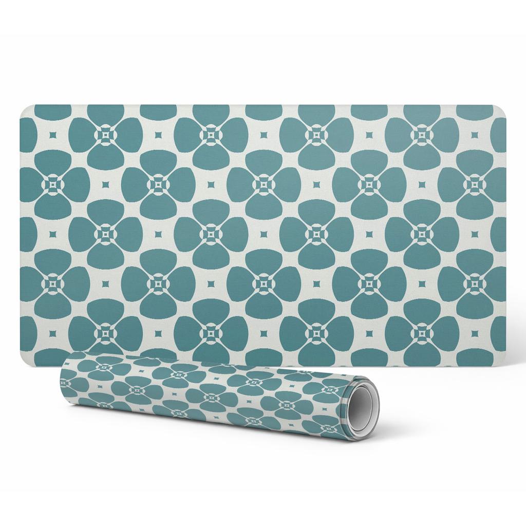 Uniwersalna Podkładka Ochronna Na Stół I Blat Kwiatowy Wzór Retro 120X60 Cm