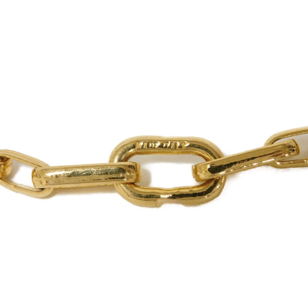 Used 10431 Macadam 7984 Old Triomphe Arc de Triomphe Gold Plated Chain Long 25.2" Vintage Brason Plated Gold Unisex