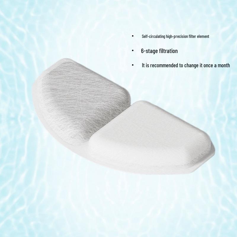 Katzenbrunnenfilter: Aktivkohle & Baumwollkern für gereinigtes Haustierwasser