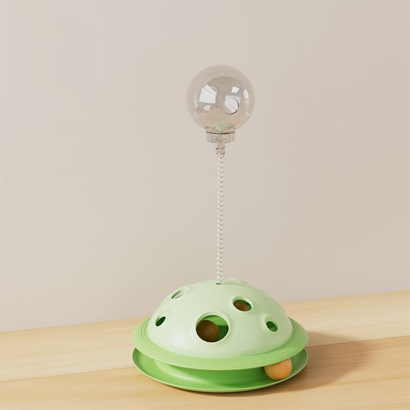 Pet Interactive Leakage Ball - Cat Turntable Toy - Food Dispenser for IQ Training for Dogs and Cats Pet Products Accessories