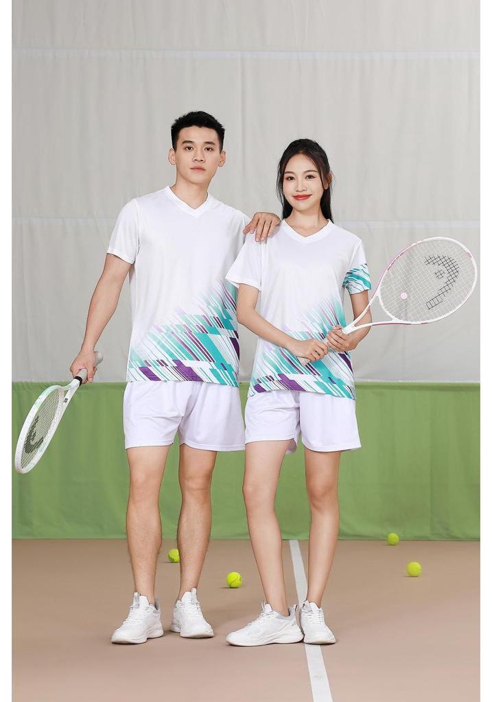 Unisex Quick-Dry Badminton & Tennis Training Shirt Set