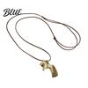 Horse Pendant with Tassel Tail Necklace Alloy Charm Mane Casual