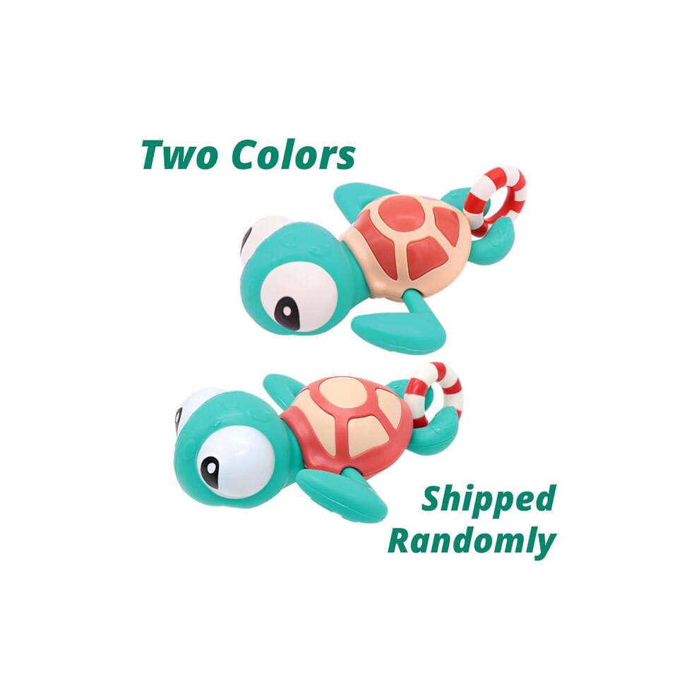 Zipper Bath Toy for Kids (Turtle with Swim Ring)