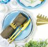 50Pc/Set Gold Crown Paper Napkin Rings Golden Crowns Napkin Ring Holders Wedding Napkin Band  Kitchen Dining Table Party Decor