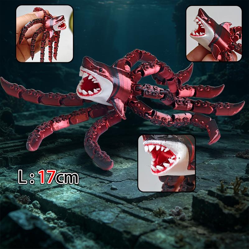 Bloop Potwór morski Drukowany 3D Subnautica Lewiatan EL Gran Maja Pożeracz mórz Figurka potwora Kreatywny Kolekcjonerski prezent o tematyce horroru