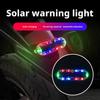 1/2pcs Mini Car Solar Warning Lights Night Security Anti-Theft Lamp Strobe Wireless Lamp Signal LED Warning Caution W0M4