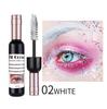 Mascara colorato Ricciolo naturale Lungo e spesso Mascara abbagliante impermeabile e resistente al sudore Design cosmetico per bottiglia di vino
