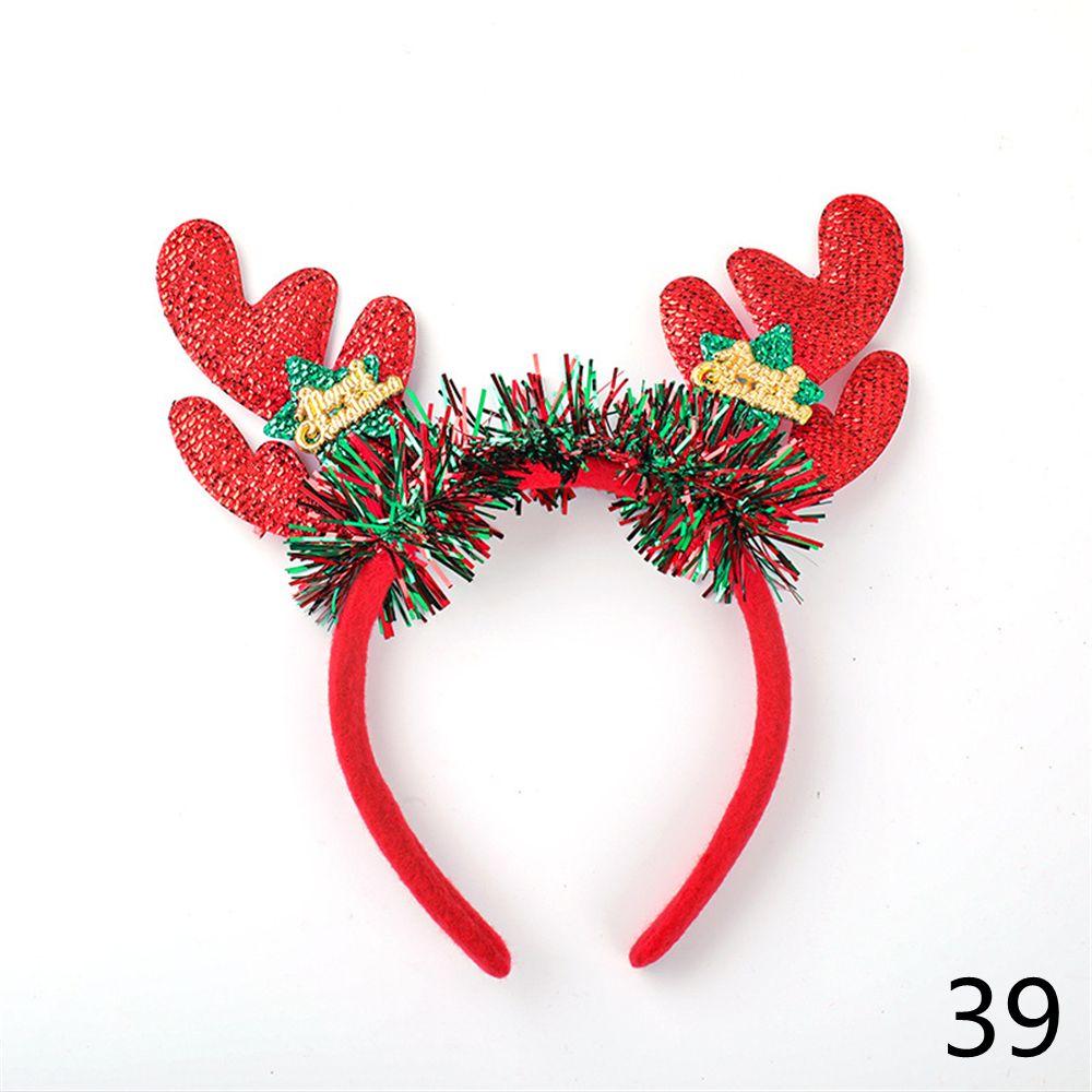 Elk Antlers Ornaments Antlers Hair Accessories Xmas Hairband Christmas Decorations Reindeer Headwear Christmas Headbands