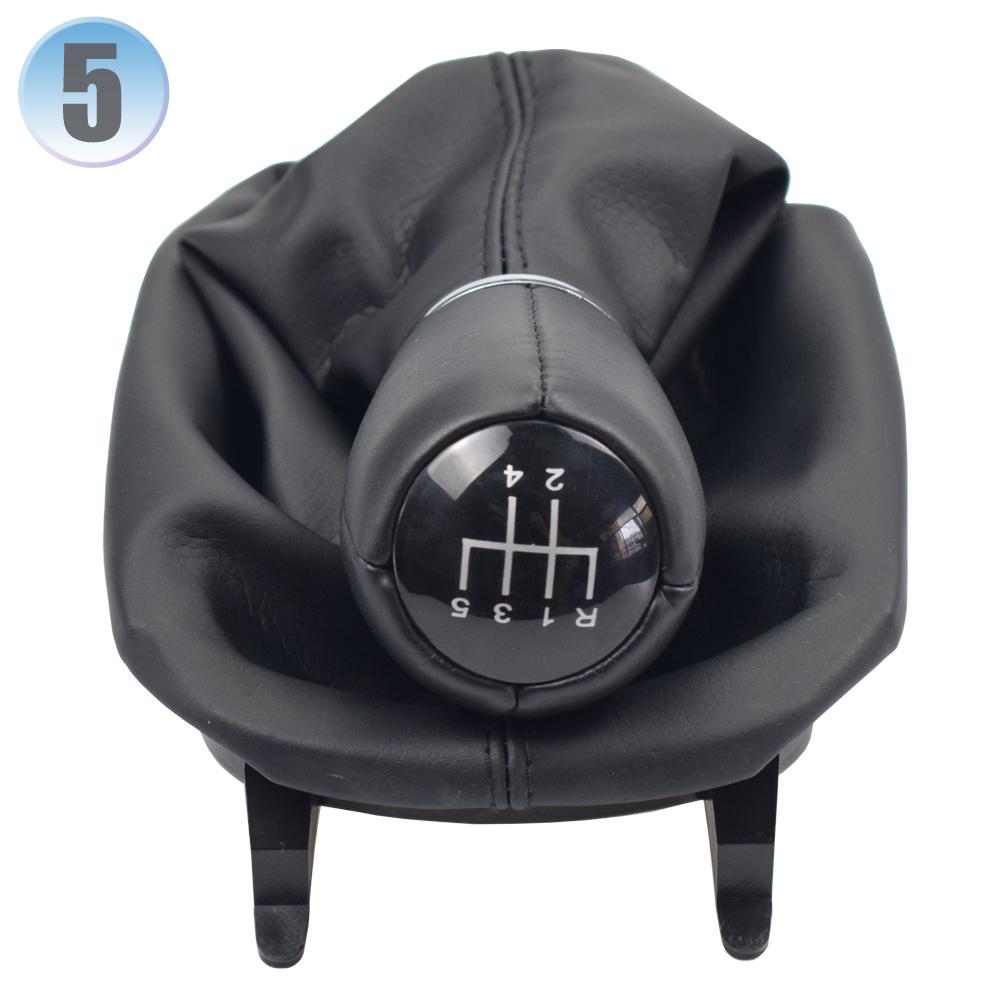 Leather Gear Shift Knob bellows frame For Seat Leon 1 MK1 For Toledo II MK2 Gaiter Boot Cover and Frame Base Shifter 12mm 5 Speed