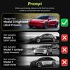 4pcs for Tesla Model 3 Highland 2023-2026 19 Inch Turbine Sports Performance Wheel Caps Car Full Wheel Cap Accessories Design