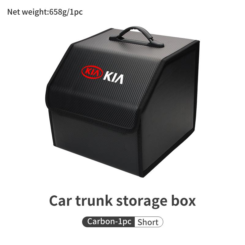 For KIA Car Trunk Storage Box Foldable Large Capacity Trunk Organiser Sportage Rio Ceed Niro Soul Stonic Picanto Proceed