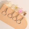Milk Tea Fruit Ice Cream Keychain Glow Cup Flower Slice Keyring Lemon Keychain   Backpack Pendant