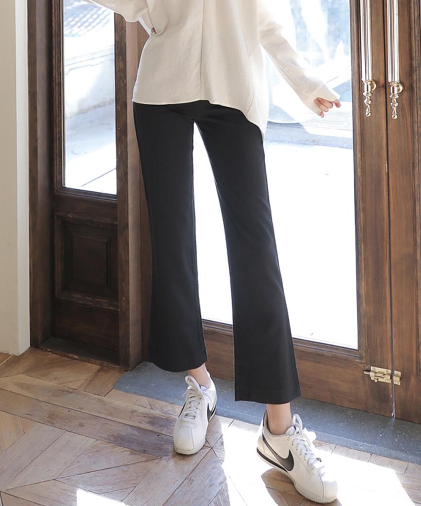 Ppaeppae High Bootcut Slacks