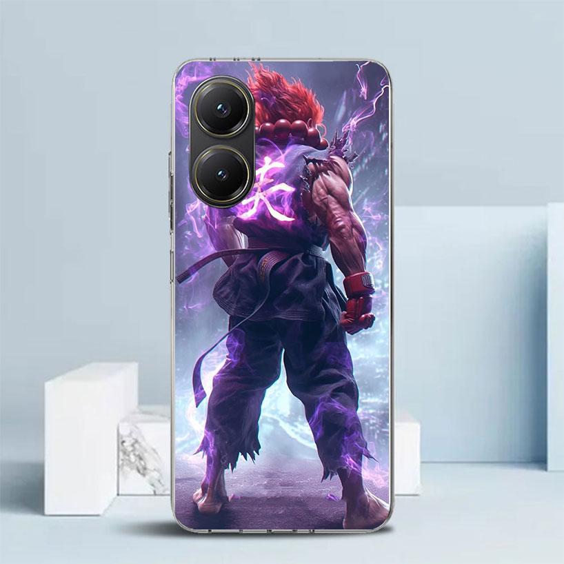 Game S-Street F-FighterS Soft Cover for Xiaomi Poco F7 Ultra X7 X6 X5 Pro M7 Phone Case Redmi 15 15C 13 13C 12 12C 10 10C Print