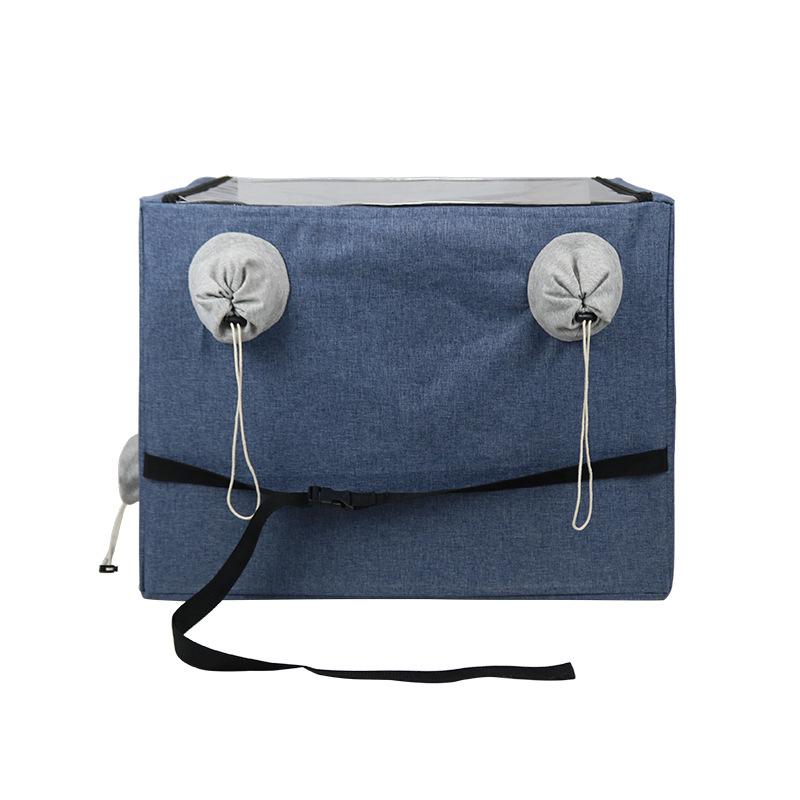 Foldable Pet Bath & Drying Atomizer Box for Cats and Dogs