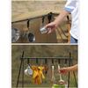 5/10pcs Crochets Amovibles de Camping Extérieur Crochets Amovibles en Forme de S Étagère de Rangement Suspendue Outils Multifonctionnels pour Randonnée en Plein Air