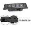 Car Interior Trunk Switch Button Replacement For Mazda 3 For CX-30 - DHB6-66180 Rear Tailgate Switch Button Black