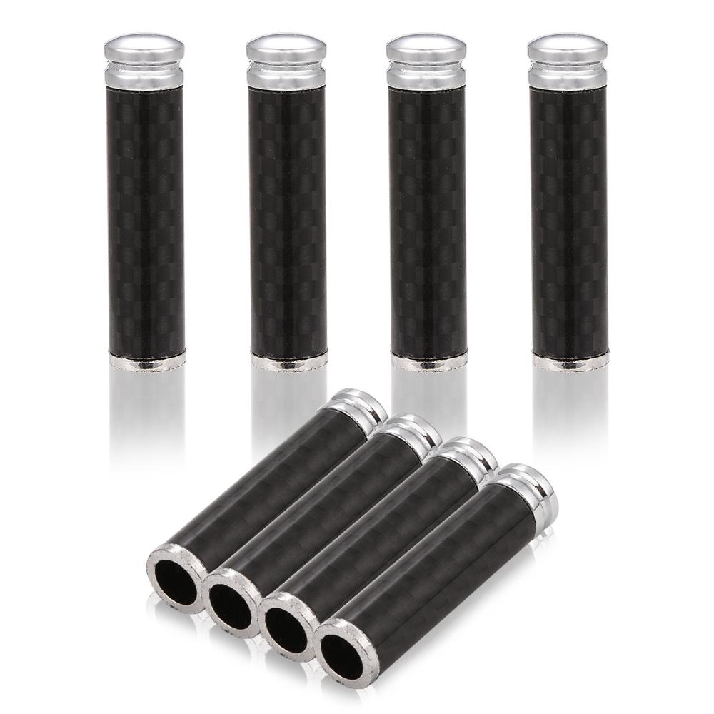Auto Interior Door Lock Knob Pull Pins Rod Cover Inner Door Lock Universal Fits 5.5mm Hole 4pcs