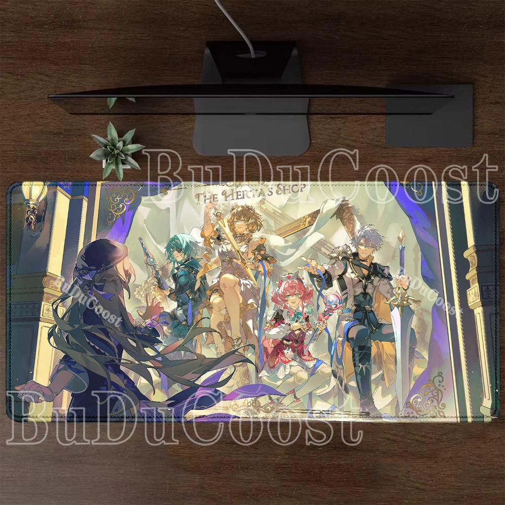 PC Gaming Mousepad HSR Phainon Honkai Star Rail HD Printing Computer Mouse Pad Office Accessorie Larger Keyboard Rubber Desk Mat