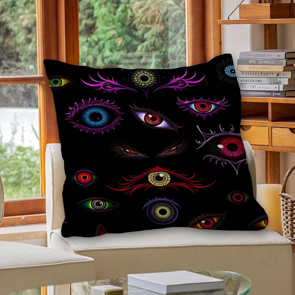 E-Evil E-Eye Cushion Cover Pillow Cover Decor Pillowcase Printed Cushion Case for Couch