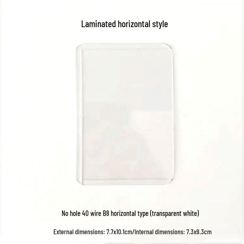 High-Transparency CPP Film 3" Album & 6" Card Holder for Guka & Polaroid Cards