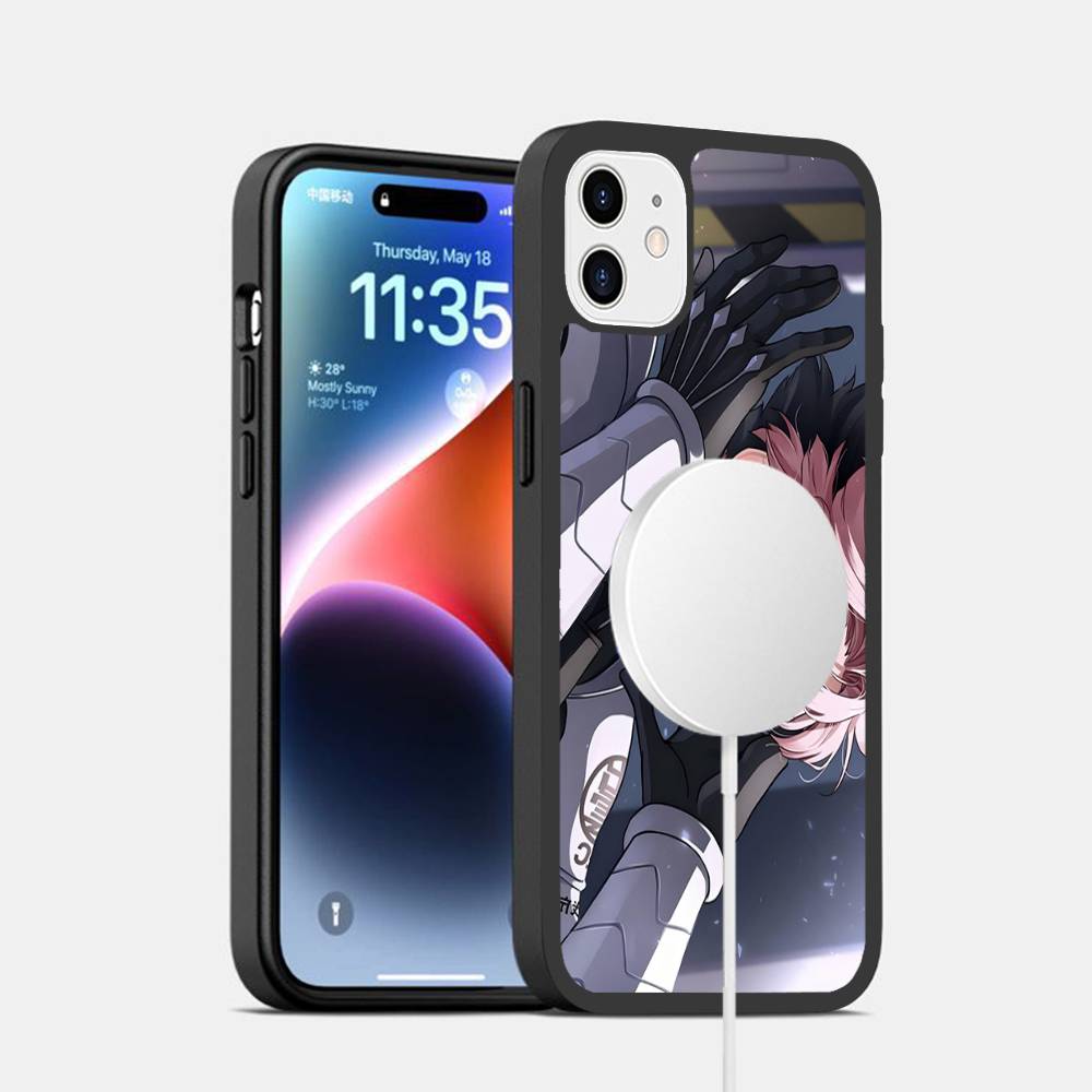 Kaiju NO.8 Narumi Gen Anime Phone Case Magnetic Case For IPhone 16 14 13 12 11 15 Pro Max Plus For Magsafe Wireless Charge Cover