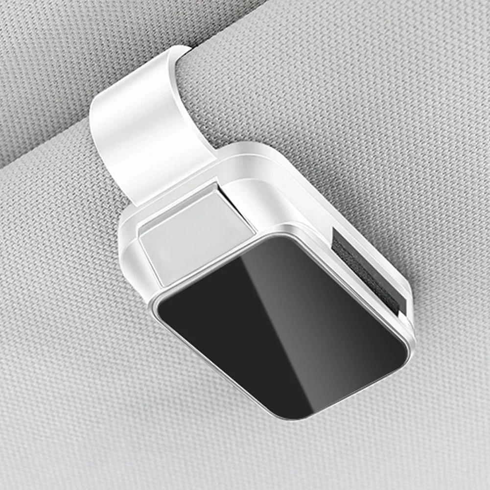 Universal Multifunctional Car Sunglass Holder Clip ABS Stable Sun Visor Storage Durable Automotive Hanger Car Accessories