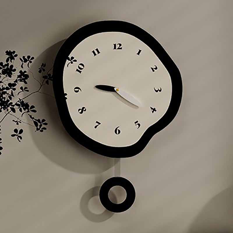 Moderne Wanduhren mit leisem Mechanismus Wohnzimmer Schlafzimmer Wanddekoration für Zuhause Digital Luxus Wanduhr Pendel Nordische Inneneinrichtung Accessoires
