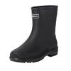 Chic Women's Mid-Calf Rain Boots: Ideal for Kitchen Work, Fishing, Outdoor Activities, and Car Washing. Velvet-Lined, Non-Slip, and Waterproof.