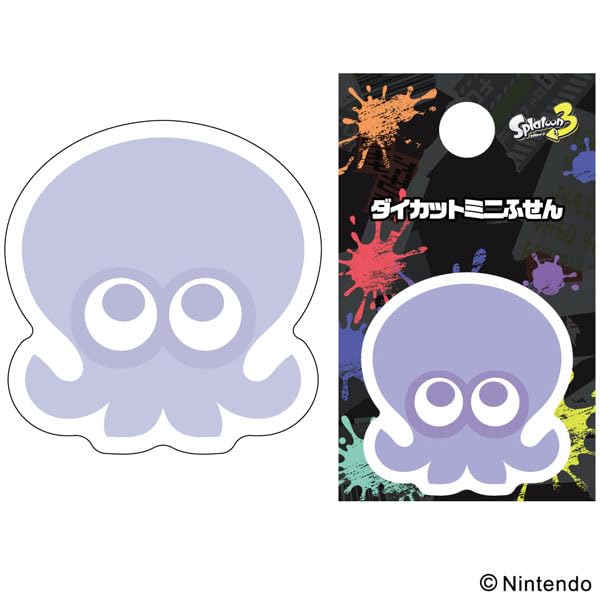 

Splatoon 3 мини-стикера для заметок «Осьминог», высеченные (2)