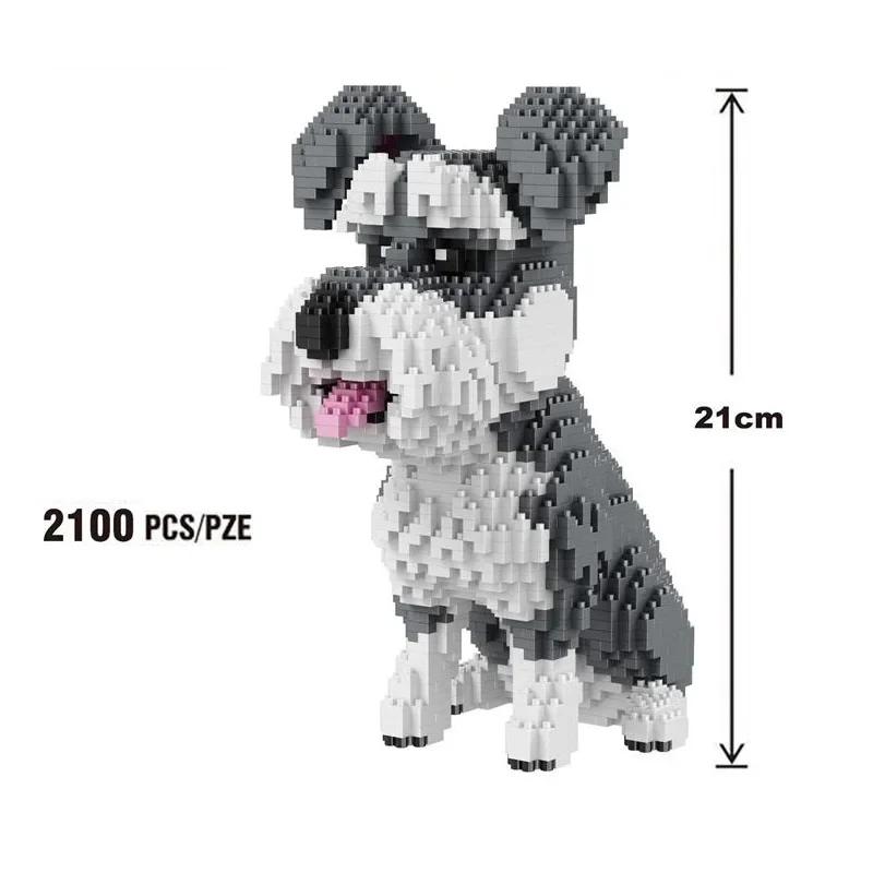 Mini Blocks Dog Realistic Designer Animal Golden Retriever Kit Persian Ragdoll Cat Creative Stem Educational Toy Home Decoration
